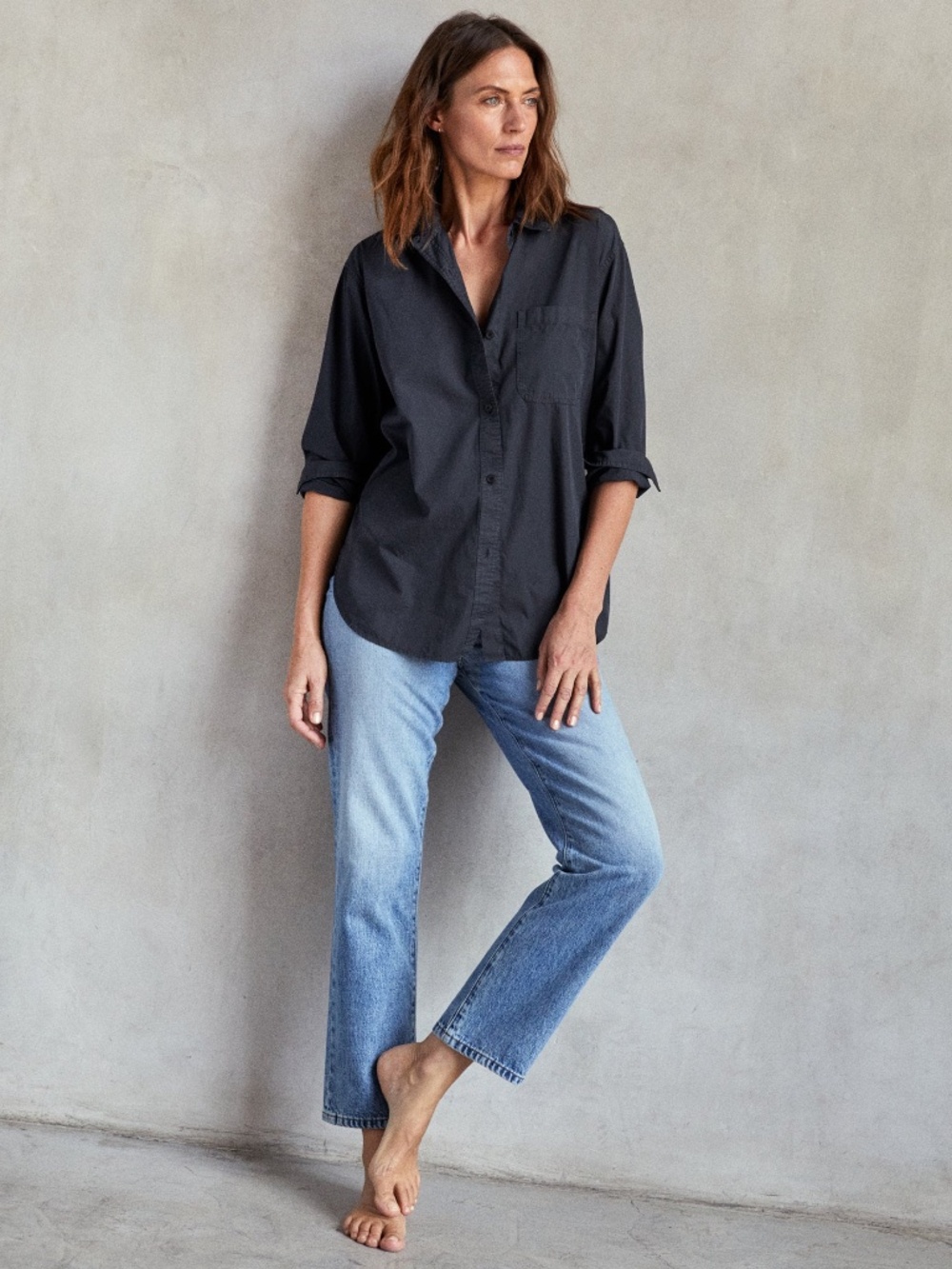 Outerknown The Weekend Shirt Washed Black / XS